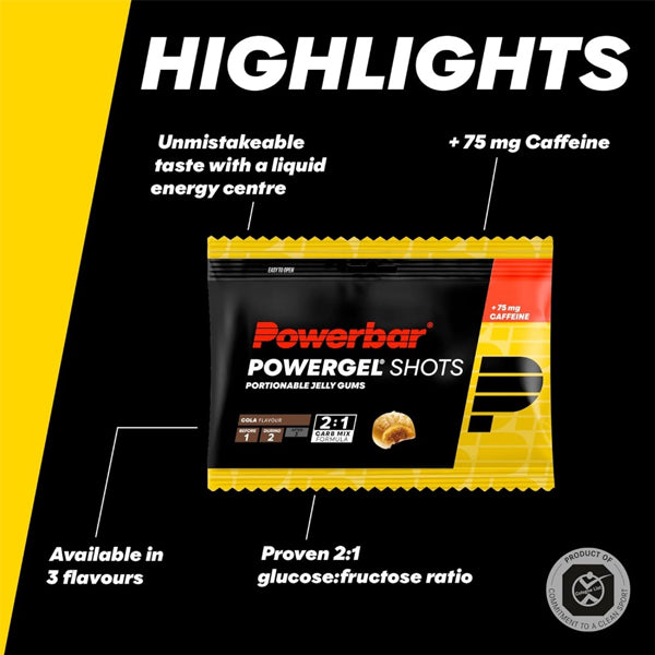 PowerBar PowerGel 60g Shots 24pk