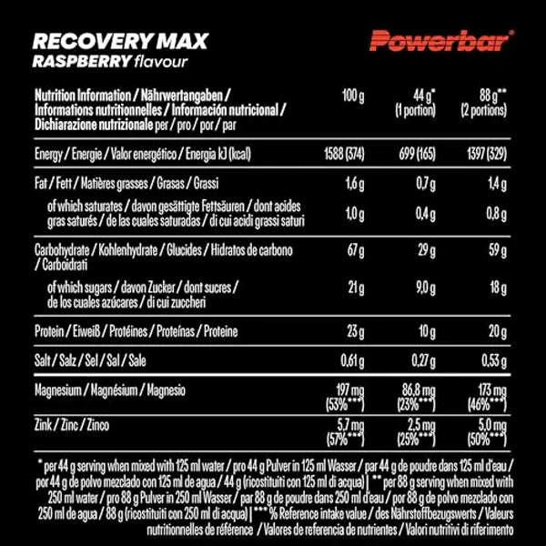 PowerBar Recovery Max Protein 2.5lbs