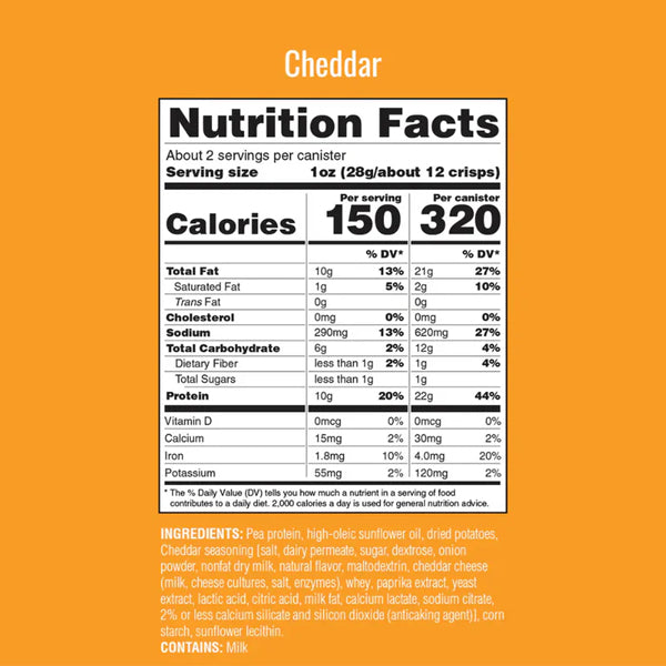 Power Crunch Protein Crisps 2.1oz 6pk