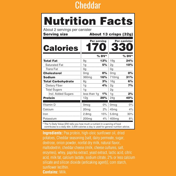 Power Crunch Protein Crisps 2.1oz 6pk