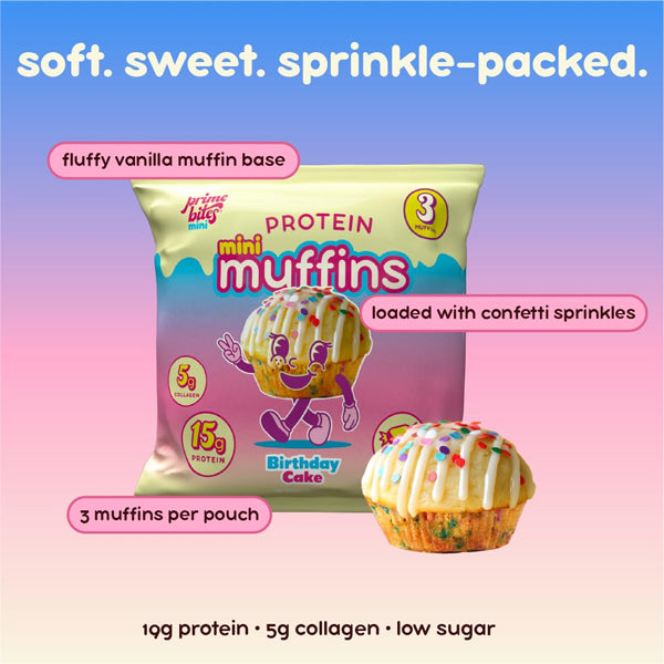 Alpha Prime Bites Protein Mini Muffins 12pk