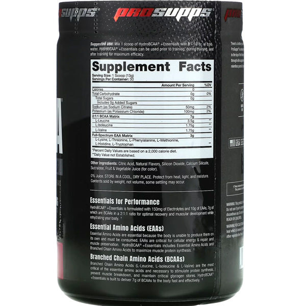 ProSupps HydroBCAA +Essentials 30 Servings