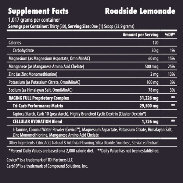 Project AD Raging Full 30 Servings