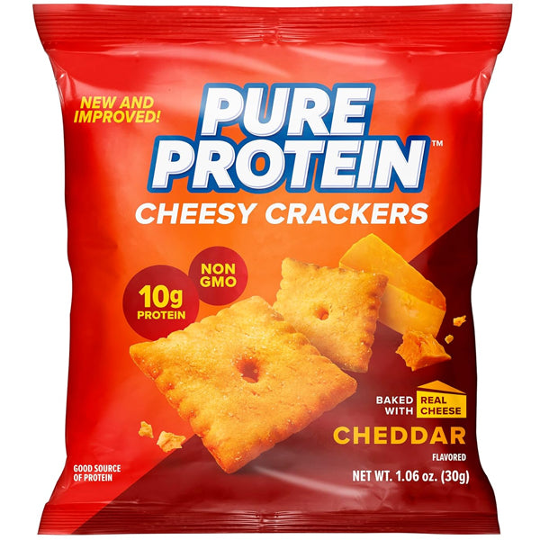Pure Protein Cheesy Crackers 8pk