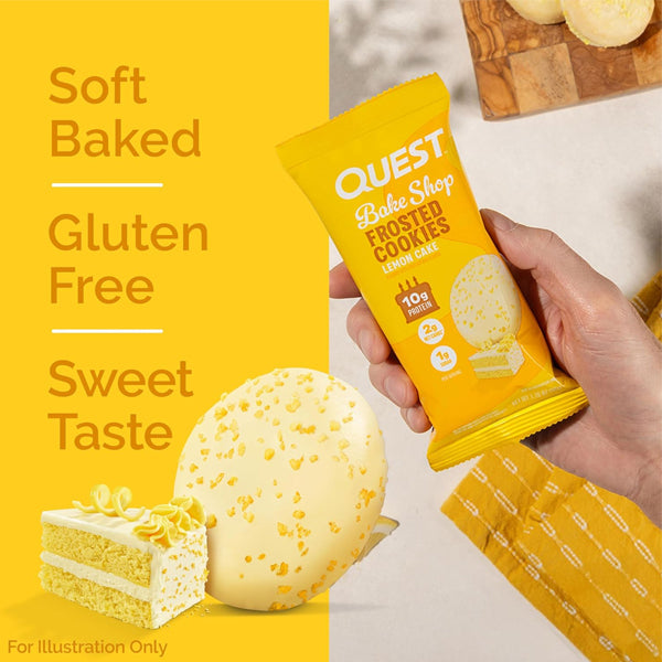 Quest Bake Shop Frosted Protein Cookies 8pk