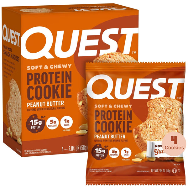 Quest Bake Soft & Chewy Protein Cookies 4pk
