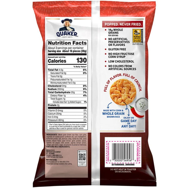 Quaker 3oz Rice Crisps 6pk