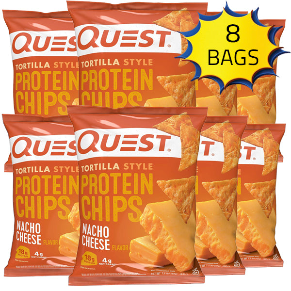 Quest Tortilla Style 32g Protein Chips 8pk