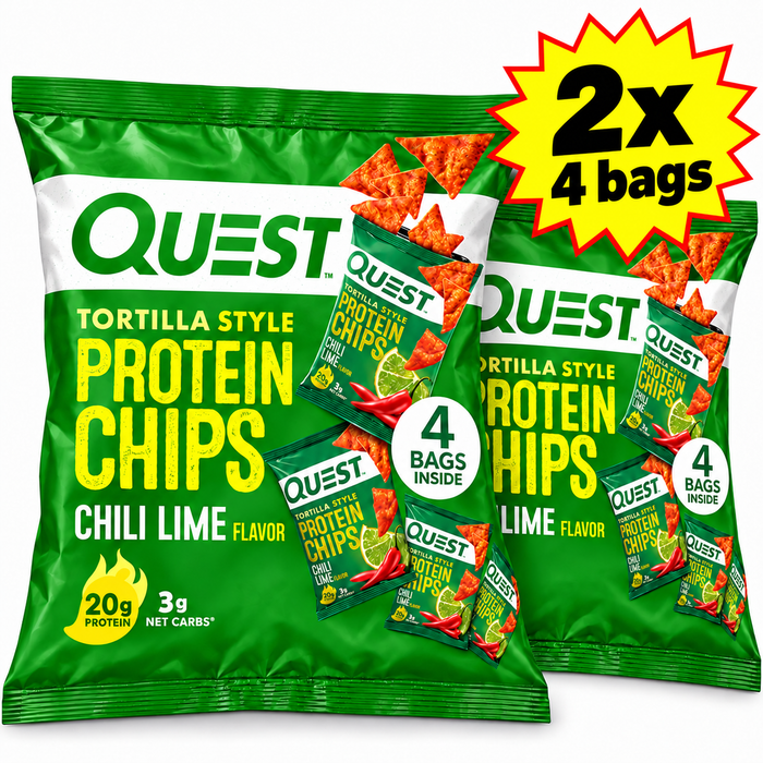 Quest Tortilla Style 32g Protein Chips 8pk