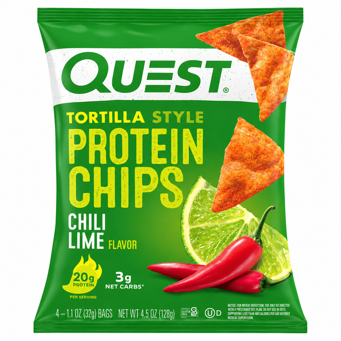 Quest Tortilla Style 32g Protein Chips 8pk