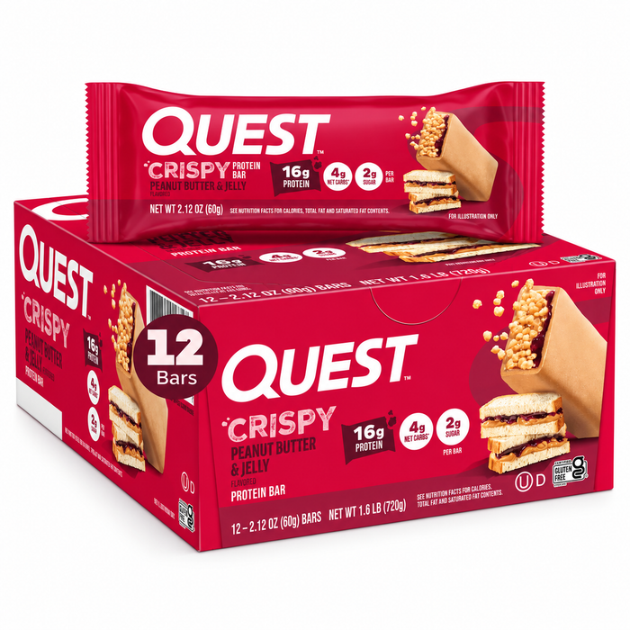 Quest Hero Crispy Protein Bars 12pk