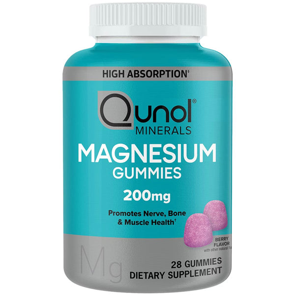 Qunol Magnesium 200mg 28ct Gummies