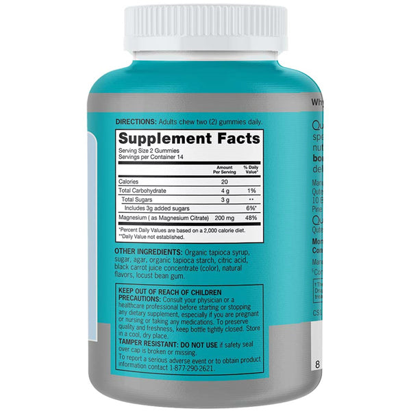Qunol Magnesium 200mg 28ct Gummies