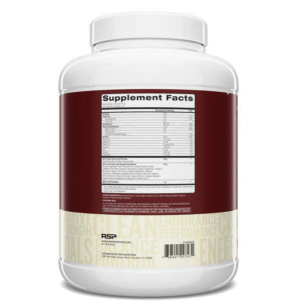 RSP Nutrition TrueFit Grass Fed Protein 4lbs