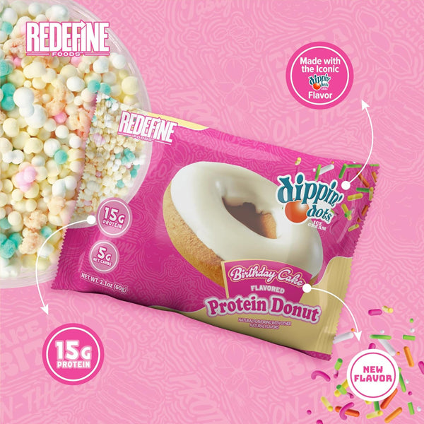 Redefine Foods Protein Donuts 8pk
