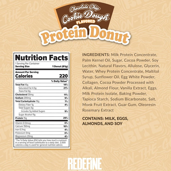 Redefine Foods Protein Donuts 8pk