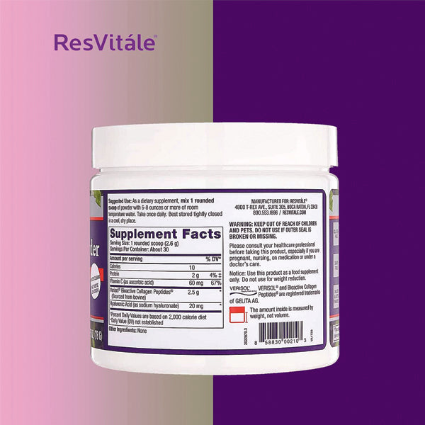 ResVitale Collagen Renew Powder 2.75oz