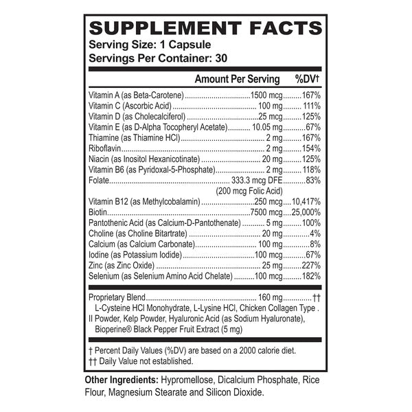 Taylor-ed Formulations BioFull Hair Skin & Nails 30 Capsules
