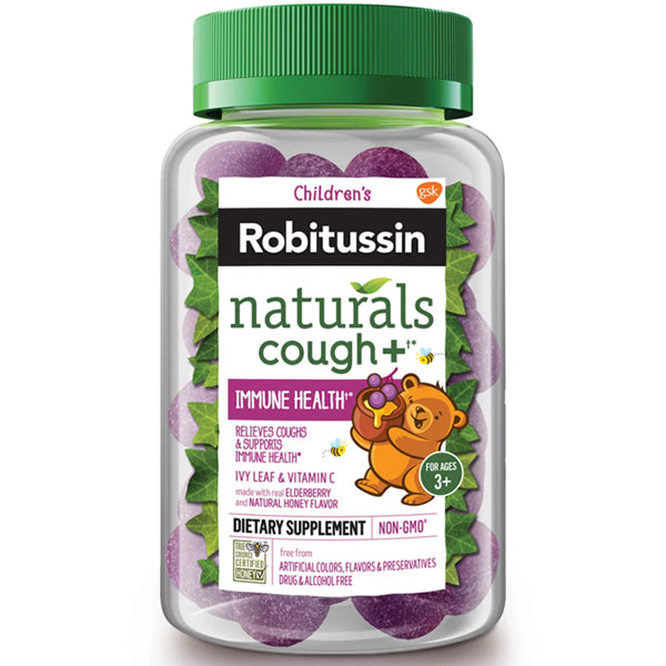 Robitussin Naturals Children's Cough Relief Immune Health Gummies