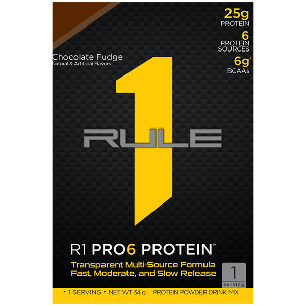 Rule1 R1 Pro6 Protein Singles 150pk