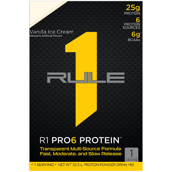Rule1 R1 Pro6 Protein Singles 150pk