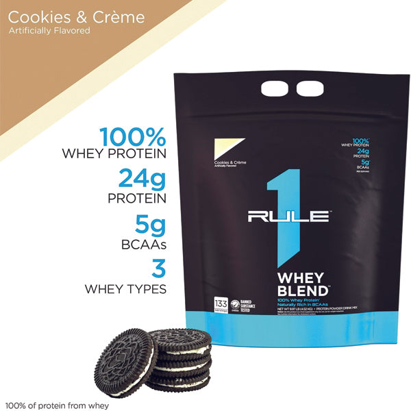 Rule1 R1 Whey Protein Blend 10lbs