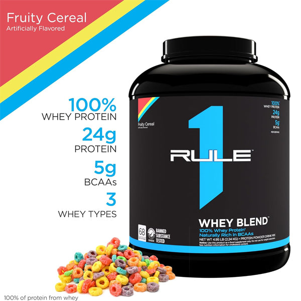Rule1 R1 Whey Protein Blend 5lbs
