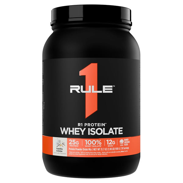 Rule1 R1 Isolate & Hydrolyzed Whey Protein 2lbs