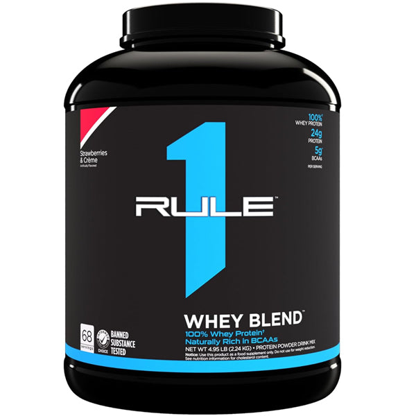 Rule1 R1 Whey Protein Blend 5lbs