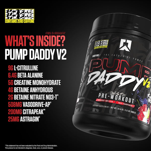 Ryse Pump Daddy V2 Pre-Workout 40/20 Servings