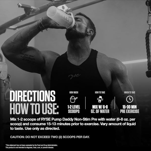 Ryse Pump Daddy V2 Pre-Workout 40/20 Servings