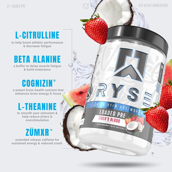 Ryse Loaded Pre 30 Servings