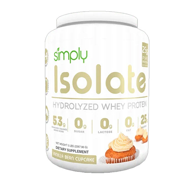 Simply Isolate Hydrolyzed 100% Whey Protein 5lbs