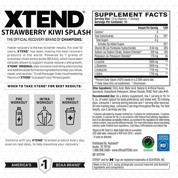 Xtend Original BCAA 90 Servings