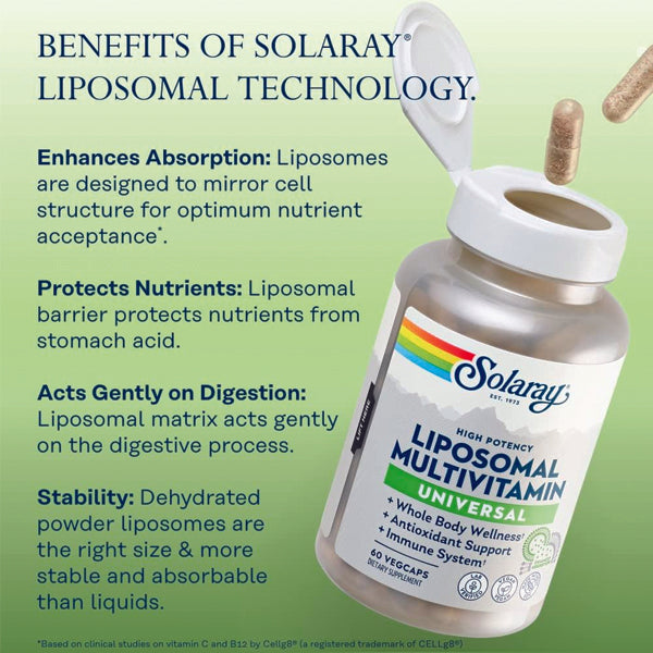 Solaray Liposomal Multivitamin Universal Capsules