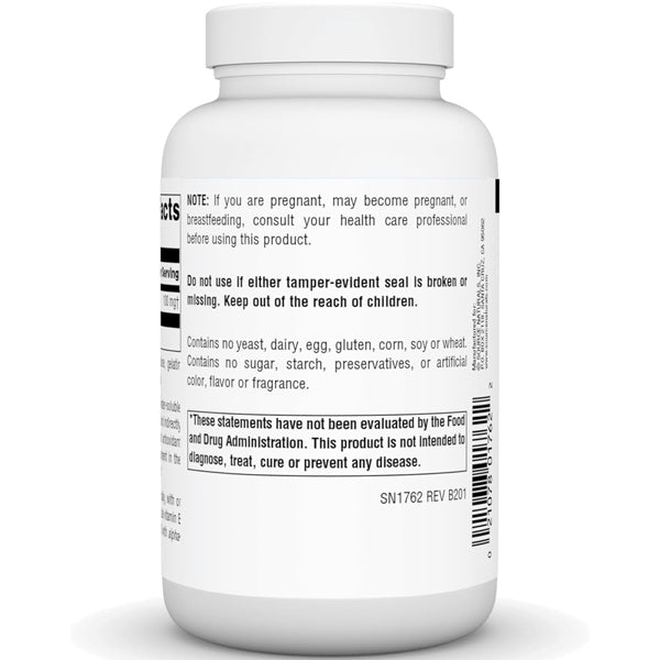 Source Naturals Alpha Lipoic Acid 100mg 120 Tablets