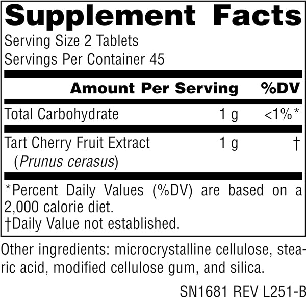 Source Naturals Cherry Fruit Extract 500mg 90 Tablets