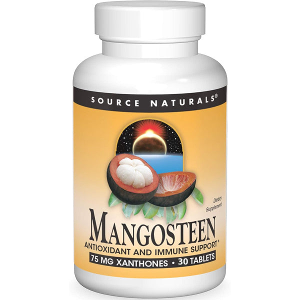 Source Naturals Mangosteen 75mg Xanthones 30 Tablets
