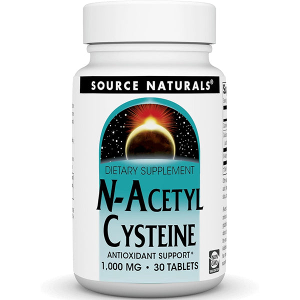 Source Naturals N-Acetyl Cysteine 1000mg 30 Tablets
