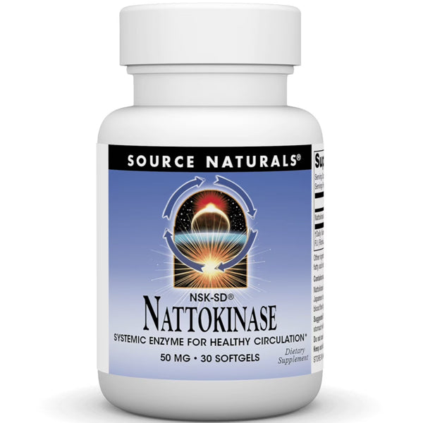 Source Naturals Nattokinase 50mg 30 Softgels