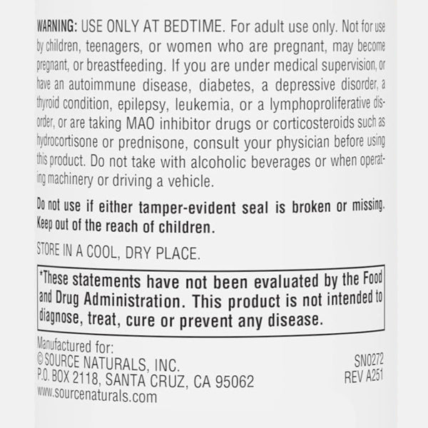 Source Naturals Sleep Science 2.5mg Melatonin 120 Lozenges