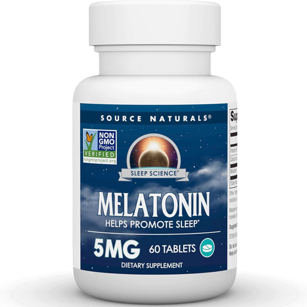 Source Naturals Sleep Science 5mg Melatonin 60 Tablets