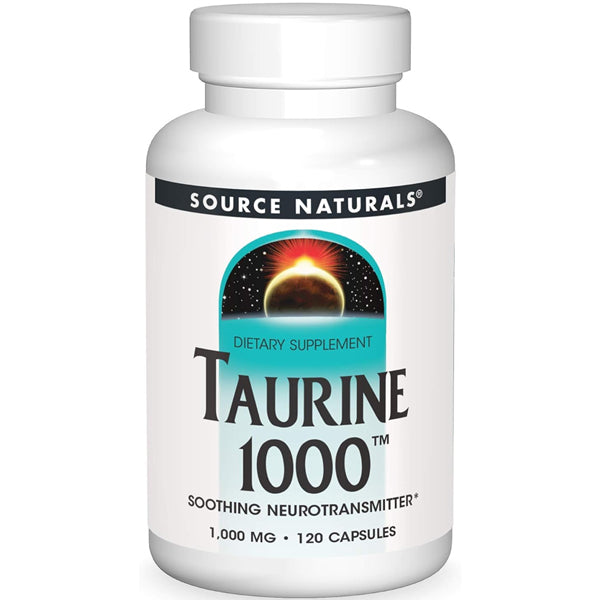Source Naturals Taurine 1000mg 120 Capsules