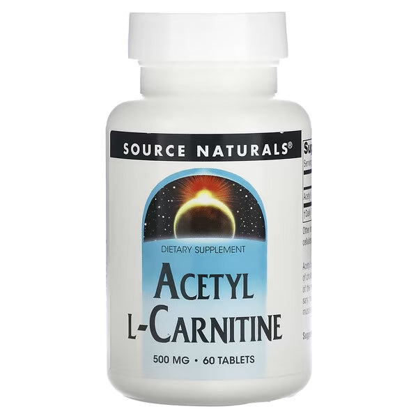 Source Naturals Acetyl L-Carnitine 250mg 60 Tablets