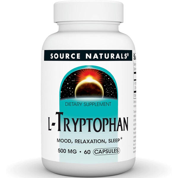 Source Naturals L-Tryptophan 500mg 60 Capsules