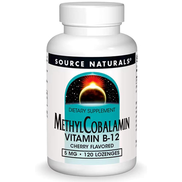 Source Naturals MethylCobalamin Vitamin B-12 120 Lozenges