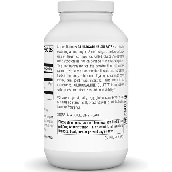 Source Naturals Glucosamine Sulfate 16oz Powder