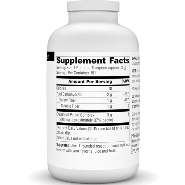 Source Naturals Grapefruit Pectin Soluble Fiber 16oz Powder