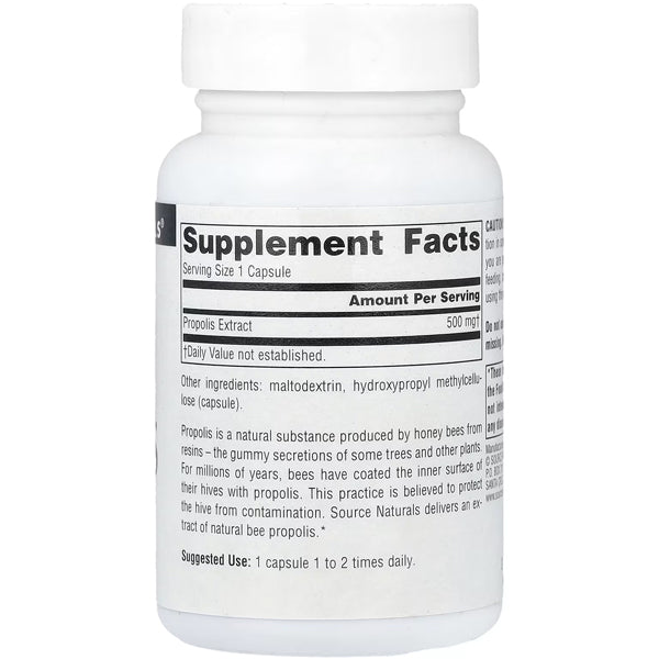 Source Naturals Propolis Extract 500mg 60 Capsules