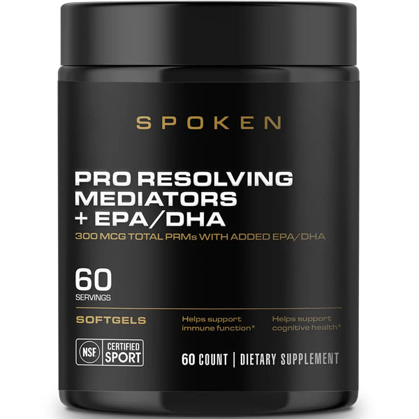 Spoken Pro Resolving Mediators + EPA/DHA 60 Softgels
